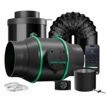 IFresh Combo 6-Zoll Smart Inline-Kanalventilator und Kohlefilter Mars Hydro