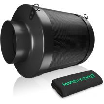 Filtre à air en ligne au charbon actif de 6 pouces pour contrôle des odeurs - Mars Hydro