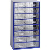 Mars Svratka - Cassettiera porta minuteria (l x a x p) 306 x 551 x 155 mm Scomparti: 16 suddivisione fissa Contenuto 1 pz