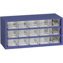 Cassettiera porta minuteria (l x l x a) 306 x 147 x 155 mm Scomparti: 15 suddivisione fissa Contenuto 1 pz - Mars Svratka