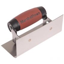 Marshalltown - 66SSD Stainless Steel Internal Corner Trowel Rounded DuraSoft Handle M/T66SSD