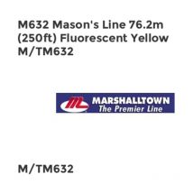 M632 Mason's Line 76.2m (250ft) Fluorescent Yellow M/TM632 - Marshalltown