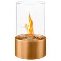 Marsiglia - Bioethanol-Tischkamin f r drinnen und drau en 16 x H27 cm, bronze