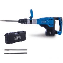 Scheppach - Marteau de démolition AB2000 - Marteau perforateur - Marteau piqueur - 60 Joules - 1700W - 2000 coups/min - Burin pointu, burin plat et