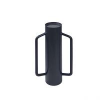 Naizy - Rampe de pieu pour poteaux jusqu'à 130 mm de diamètre - En acier robuste - Avec poignée ergonomique - Anthracite