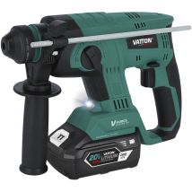 Marteau-piqueur Vatton 20V – 2350 RPM – 2,4 J – 18 mm bois, 22 mm béton, 13 mm métal – Force de frappe, Alimentation électrique, Poids, Puissance