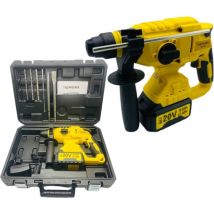 Nemura - Marteau Perforateur sans fil 20V + Batterie 4Ah + Chargeur Rapide + Mallette de rangement