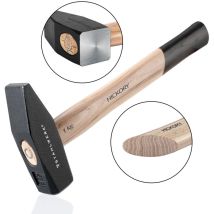 Stahlwerk - Marteau De Serrurier 1.000 G Tête Robuste En Acier, Manche En Hickory