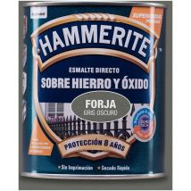 Forgiatura in smalto metallizzato Hammerite grigio scuro 0.750L