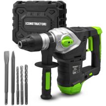 Constructor - Trapano A Percussione 1500w - 6 Joule - Velocità Variabile - Con Valigetta