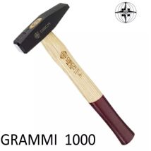 Martello da Fabbro OSCA – 1000g – Manico in Legno – Lunghezza 360mm