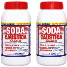 Soda caustica set 2 pz da 1KG a scaglie percarbonato di sodio stasa scarichi svernicia non danneggia - Marten