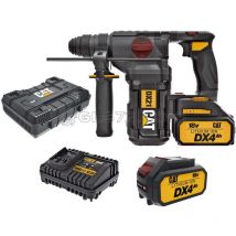 CAT - martillo taladro perforador sds-plus 26mm 2,2J bateria 18V erpillar DX21