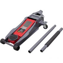 Kroftools - martinetto idraulico per ruote da 2,5 tonnellate, altezza di sollevamento 85-490 mm