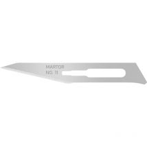 Skalpellklinge 11 Spezialschliff Lame de rechange de cutter 66 mm acier 10 pc(s) - Martor