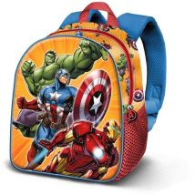 Karactermania - Marvel The Avengers Attack-Backpack 3D Elite, rouge, 25 x 30 cm, contenance 7 l