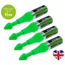 Marxman - Green Chalk Marking Pen x4 Hole Marking Tool upto 45mm 1GRN