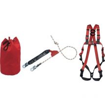 Set protezione anticaduta piattaforma aerea EN361.EN353-2 3 pezzi MAS