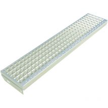 Normtreppenrost Außenmaß 1000 x 240 mm, Maschenteilung 33 x 33 mm
