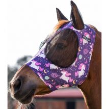 Maschera anti mosche in lycra con rete copriorecchie: S, fiori