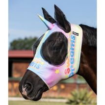 L, Unicorno My Magical: Maschera Anti Mosche In Lycra Con Rete Copriorecchie Unicorno
