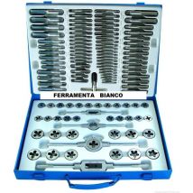 Maschi e filiere 110 pz - passo metrico da M2 a M18 - filiera filettatrice