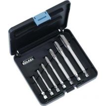 Volkel - Maschinengewindebohrer-Bit-Satz din 371/376/ Form b Metrisch HSS-Co Kunststoffkassette