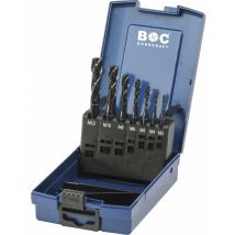 Bohrcraft - Maschinengewindebohrer-Satz M3-M12 hss-e Blauring 35o rsp 7-teilig