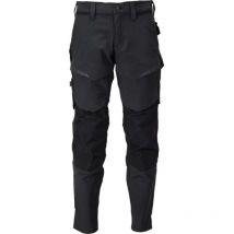 Mascot Customized Trousers Kneepad Pockets Stretch Black (L32W31.5)