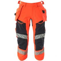 Dreiviertel-Hose 19049-711-22210 Gr. 56 hi-vis rot/schwarzblau - Mascot