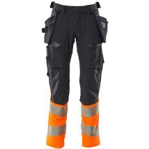 Hose mit Hängetaschen 19131-711-01014 Gr. 90C60 schwarzblau/hi-vis orange - Mascot