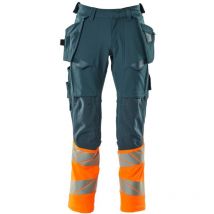 Hose mit Hängetaschen 19131-711-4414 Gr. 82C46 dunkelpetroleum/hi-vis orange - Mascot