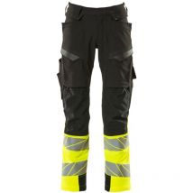 Hose mit Knietaschen 19179-511-0917 Gr. 82C47 schwarz/hi-vis gelb - Mascot