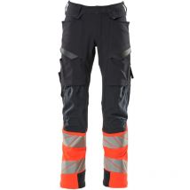Mascot Hose mit Knietaschen 19179-511-10222 Gr. 90C50 schwarzblau/hi-vis rot