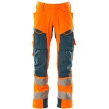 Mascot - Hose mit Knietaschen 19079-511-1444 Gr. 76C51 hi-vis orange/dunkelpetroleum