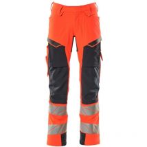 Mascot - Hose mit Knietaschen 19079-511-22210 Gr. 76C52 hi-vis rot/schwarzblau