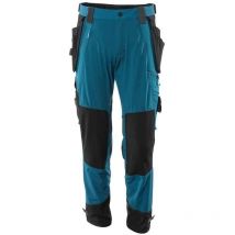 Pantalon stretch professionnel poches flottantes - 17031-311 - Bleu clair - 42 - Jambes standards - Mascot
