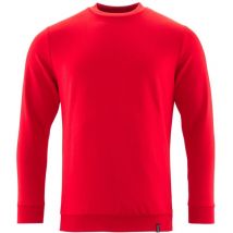 Sweatshirt crossover moderne Passform, Herren 20284 Gr. 2XL verkehrsrot - Mascot