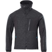 Veste de travail tricot zippé Mascot Advanced - Triple couche - 17105-309-Noir-L