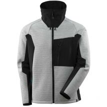 Veste tricot zippé Mascot 17105 - Gris chiné / Noir - m - Gris chiné / Noir