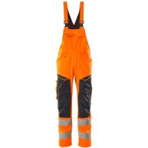 Mascot - Warnschutz Latzhose 19569-236-14010 Gr. 76c48 Hi-vis Orange/schwarzblau