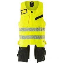 Werkzeugweste, Ultimate Stretch Werkzeugweste Gr. 2xl, Hi-vis Gelb/schwarz - Mascot