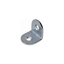 Lastrina piegata nichelata 25 x 25 x 15 mm. spessore 1,5 mm. - 4 pz.