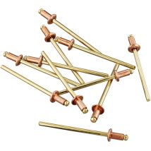 Rivetti Ciechi In Rame Ø 3,2 X 6 Mm. 50 Pz.