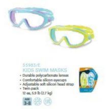 Masken los 2 3-8 jahre - Intex