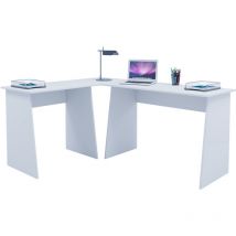 Ebuy24 – Holz Eckschreibtisch Masola – 74 cm, 110 cm, 50 cm, 8 cm, 50 cm, 50 cm, 74 cm, 135 cm, 105 cm