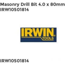 Irwin Masonry Drill Bit 4.0 x 80mm IRW10501814