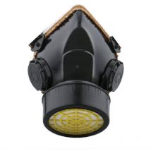 Masque à gaz au charbon actif Protection contre les pulvérisations de peinture Masque à gaz au formaldéhyde - NP305, noir, 1pc