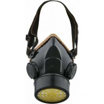Dust Mask Paint Protection Industrial Chemical Respirator Against Toxic Vapor, Cartridge Mask Protection Easy to Breathe Valve, Black