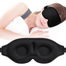 Masque de Nuit Innovant ,Bandeau de Sommeil les yeux, Cache-œil Dormir,Masque de Sommeil,Voyage Avion Méditation Siestes,Accessoires pour Hommes